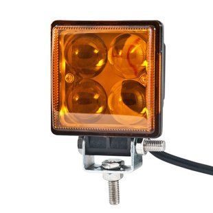Автолампа світлодіодна Belauto Epistar Spot Amber LED 75х75х49 (4*3w) BOL0403QLA фото