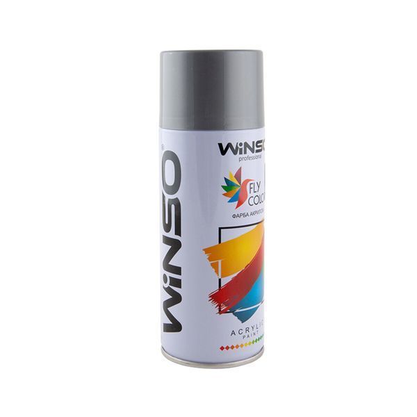 Фарба акрилова Winso Spray Срібний металік 450мл 880330/544330 фото