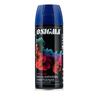 Эмаль аэрозольная акриловая 400мл RAL 5002 ультрамариново-синий глянец SIGMA (2737141) 2737141 фото