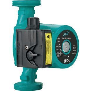 Насос циркуляційний 150Вт Hmax 7м Qmax 67л/хв &Oslash;1&frac12;" 180мм+гайки &Oslash;1" LEO 3.0 LRP25-70/180 (774442) TR774442 фото