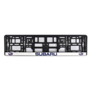 Рамка Сarlife під номер, кольоровий друк, Subaru синьо-біла NH012 фото