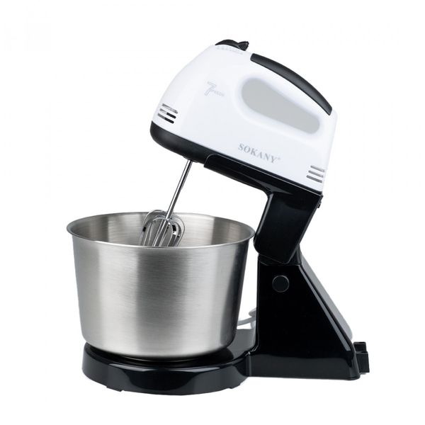 Міксер стаціонарний Sokany CX6620W Stand Mixer 250W міксер планетарний CX6620W фото