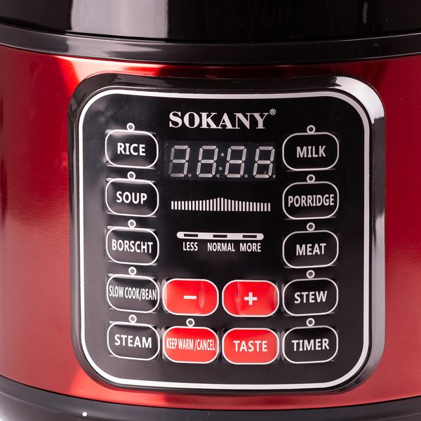 Мультиварка Sokany SK-2402 5L Pressure Cooker 1000W 5l мультиварки пароварки SK24025 фото