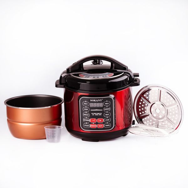 Мультиварка Sokany SK-2402 5L Pressure Cooker 1000W 5l мультиварки пароварки SK24025 фото