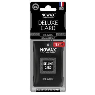Ароматизатор Nowax Delux Card Black, 6g сухой NX07733 фото