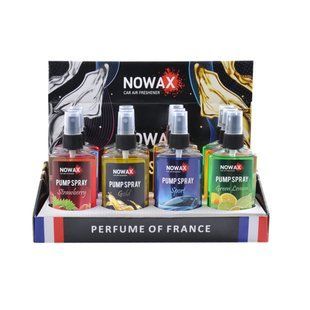 Ароматизатор Nowax Pump Spray MIX №2, 75ml, 12шт набір NX07531 фото