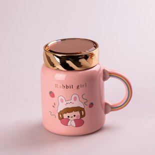 Кружка керамическая Creative Show Ceramics Cup Cute Girl 420ml кружка для чая с крышкой HPCY8240P фото