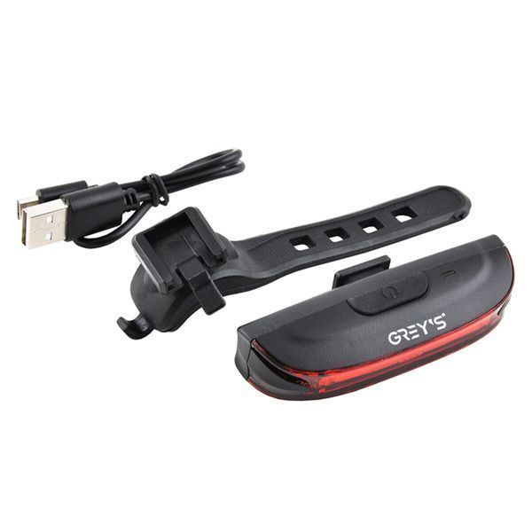 Ліхтарик на велосипед задній Grey's 20xLEDs 130lm 500mAh microUSB GR11120 фото