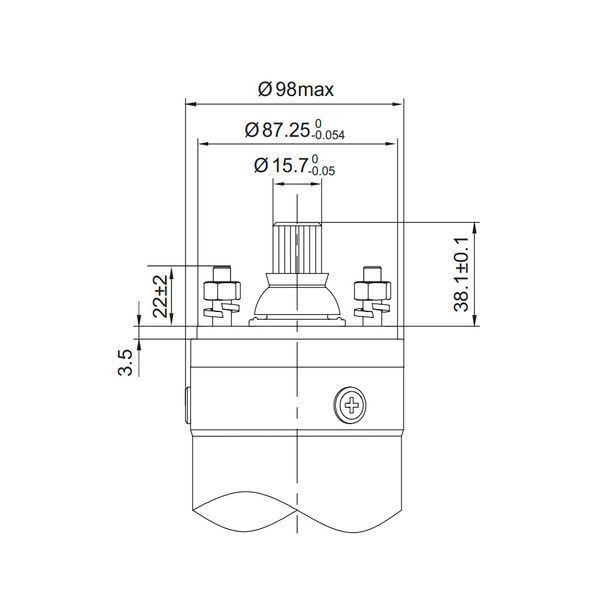 Насос центробежный 380В 4.0кВт H 136(95)м Q 240(165)л/мин &Oslash;102мм (из 3х ЧАСТЕЙ) AQUATICA (DONGYIN) 4SD10/22 (7771663) 7771663 фото