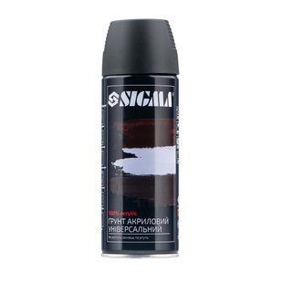 Грунт аэрозольный акриловый 400мл RAL 9005 черный SIGMA (2737531) 2737531 фото