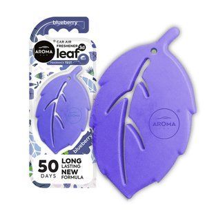 Ароматизатор Aroma Car Leaf 3D - Blueberry сухой 12017 фото