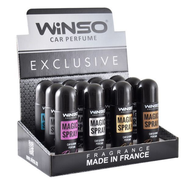 Ароматизатор Winso Magic Spray Exclusive MIX, 30мл, 12шт набір 500006 фото