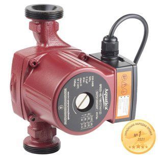 Насос циркуляционный 65Вт Hmax 4м Qmax 63л/мин &Oslash;1&frac12;" 180мм + гайки &Oslash;1" AQUATICA (774112) 774112 фото