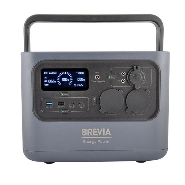 Портативна зарядна станція Brevia ePower600 613Wh 40610EP фото