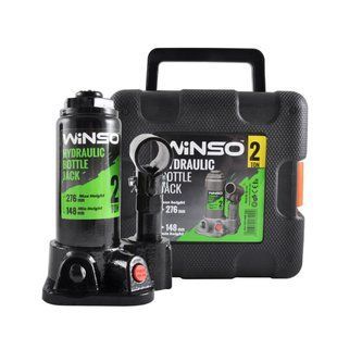Домкрат гідравлічний пляшковий Winso 2т 148-276мм у кейсі 182000 фото