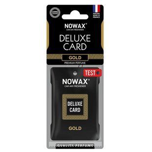 Ароматизатор Nowax Delux Card Gold, 6g сухий NX07731 фото