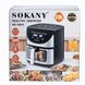 Аэрофритюрница 7 л аэрогриль Sokany воздушный фритюр 1800W мультипечь без масла аэропечь настольная SK10031 фото 5